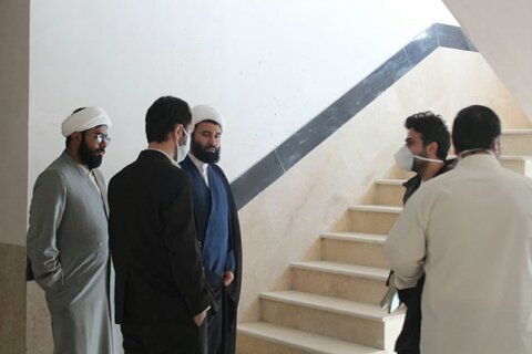 تصاویر/ بازدید مدیر حوزه علمیه کردستان از مراحل ساخت مدرسه سفیران خاتم الانبیاء (ص) سنندج