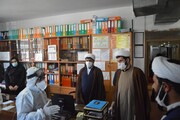 تصاویر/  بازدید طلاب و روحانیون ارومیه از مرکز بهداشت این شهرستان