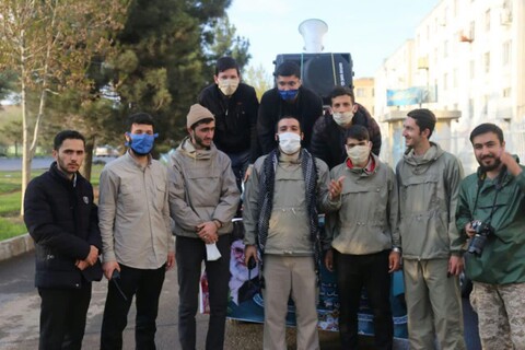 تصاویر/ گروه جهادی بسیج طلاب و روحانیون آذربایجان شرقی در مبارزه با کرونا