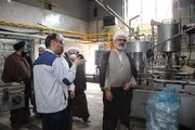 تصاویر| بازدید مدیر حوزه قزوین از خط تولید الکل و مواد ضد عفونی شرکت بیدستان