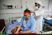 تصاویر/ خدمت‌رسانی روحانیون جهادی اصفهان در بیمارستان‌های کرونایی