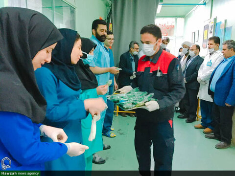 تصویری رپورٹ| ایرانی شہر اصفھان میں علماء کرونا میں مبتلا مریضوں کی خدمت میں مصروف
