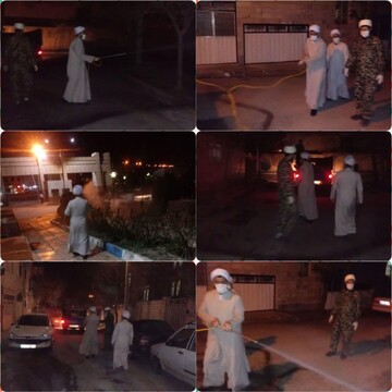 تبدیل حوزه علمیه و مساجد ملایر به سنگر مبارزه با کرونا