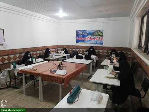 خدمات الطالبات المتطوعات في مؤسسة أمير المؤمنين (ع) بمدينة كاشان