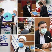 اهدا تندیس حامی سلامت به نمایندگان مردم قم در مجلس شورای اسلامی