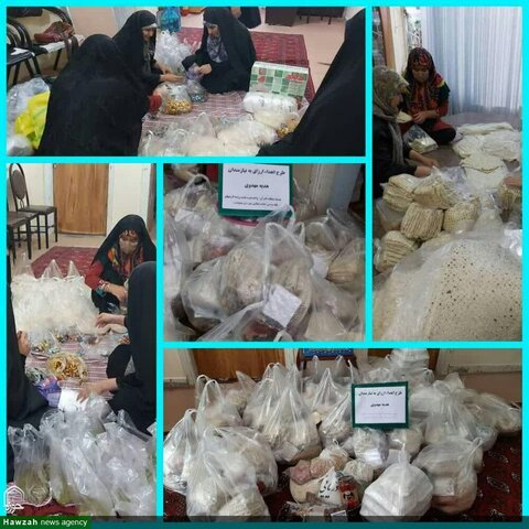 Your pictures/ Volunteer services of female students in Islamic seminary of Minoodasht