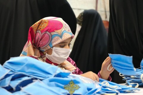 افتتاح پنجمین کارگاه دوخت ماسک تنفسی و لباس مدافعان سلامت