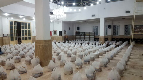 رزمایش همدلی و مواسات مرکز نیکوکاری شهید نبی‌لو مسجد امام سجاد(ع)پردیسان