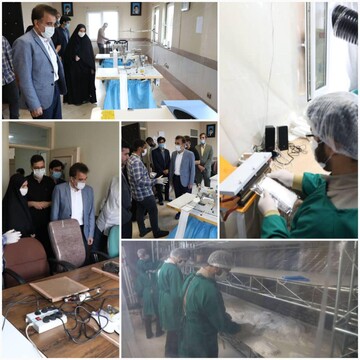 بازدید رئیس دانشگاه علوم پزشکی قم از مرکز بسیج دانشجویی و نیروهای جهادی