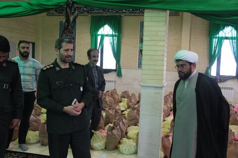 رزمایش مواسات و همدلی مؤمنانه در شهرستان البرز استان قزوین