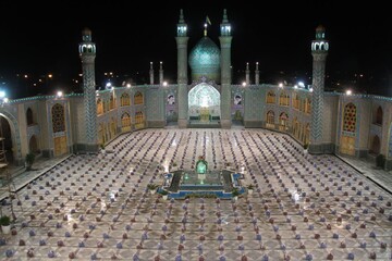 تصاویر/ رزمایش "کمک مؤمنانه" در حرم حضرت  هلال بن علی(ع) آران و بیدگل