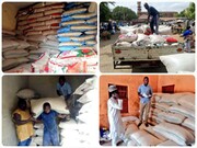 Nigeria Shia Muslims distribute grains to less fortunate