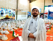 تهیه و توزیع ۴۵۰ بسته حمایت غذایی در یزدانشهر اصفهان