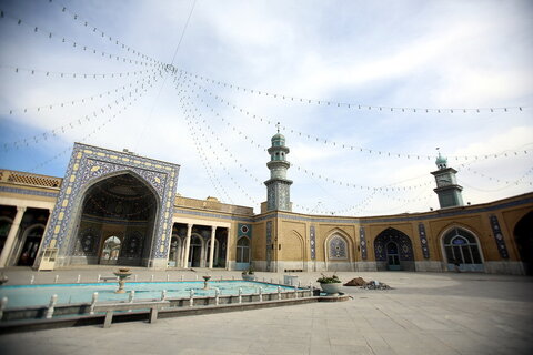 تصاویر/ نمایی از مسجد اعظم قم