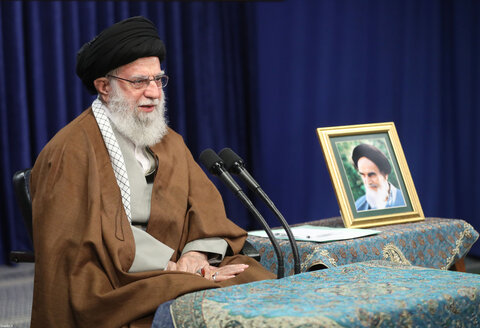 تصاویر/ ارتباط تصویری هفت مجموعه تولیدی با رهبر معظم انقلاب اسلامی