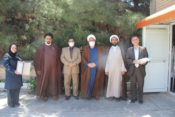 تشکر مسئولان حوزه قزوین از کادر درمانی بیمارستان تأمین اجتماعی