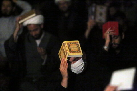 تصاویر/ احیای شب شب بیست و سوم ماه مبارک رمضان در مصلای قدس قم
