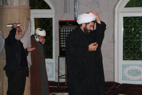 تصاویر/برگزاری مراسم شب قدر در مسجد جامع شهرستان قروه