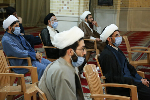 تصاویر/ مراسم تجلیل از طلاب جهادی قزوین