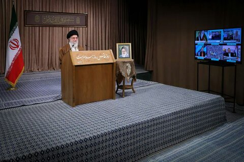 Leader Ayatollah Khamenei speech on international Quds day
