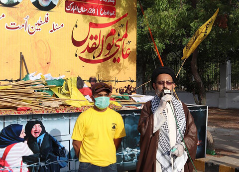 تصاویر/ راهپیمایی بزرگ "روز جهانی قدس" در کراچی پاکستان