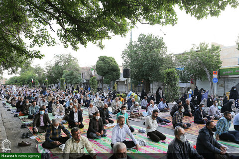تصویری رپورٹ| ایران کے شہر قزوین میں نماز عید الفطر