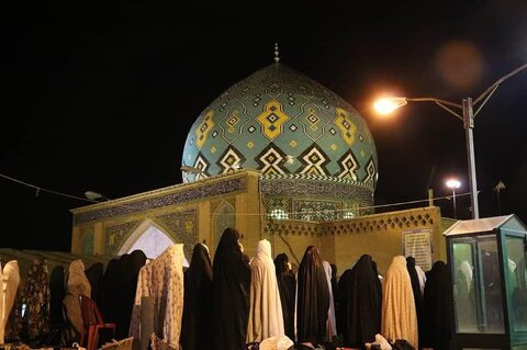 مراسم احیاء شب عیدفطر و نماز عید در مسجد رکن الملک
