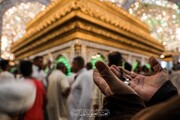 تصاویر/ حال و هوای حرم حضرت امیرالمؤمنین(ع) در عید فطر