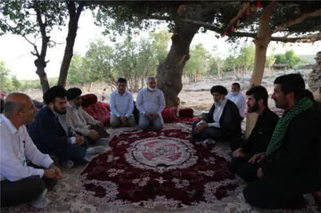 بازدید میدانی نماینده ولی فقیه در خوزستان از روستای احمد فداله دزفول