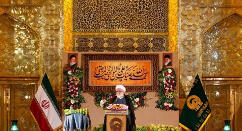 AQR holds thanksgiving ceremony for reopening Imam Reza (AS) holy shrine