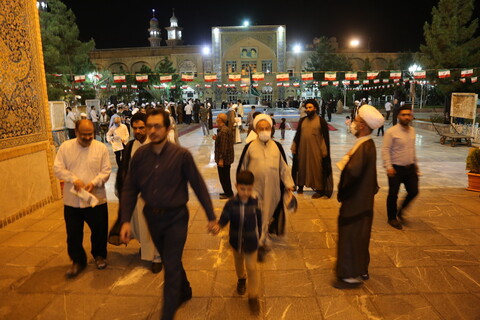مراسم بزرگداشت امام خمینی (ره) و قیام ۱۵ خرداد در مدرسه علمیه فیضیه