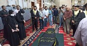 پیکر رمضان عبدالله در آرامستان شهدای یرموک به خاک سپرده شد
