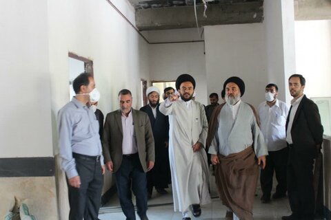 دیدار نماینده ولی فقیه در کردستان از مراحل ساخت مدرسه سفیران خاتم الانبیاء سنندج