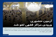 عکس نوشت| آزمون حضوری مراکز فقهی لغو شد