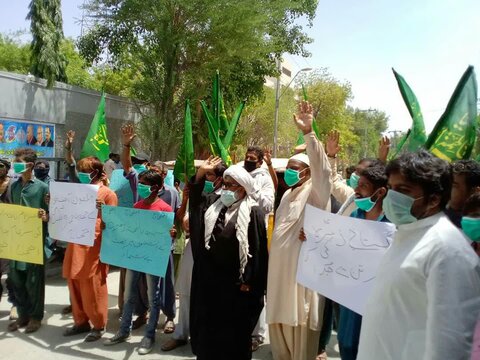 سندھ میں حضرت زہرا (س) کی شان میں گستاخی کے خلاف احجتاجی ریلی+تصاویر