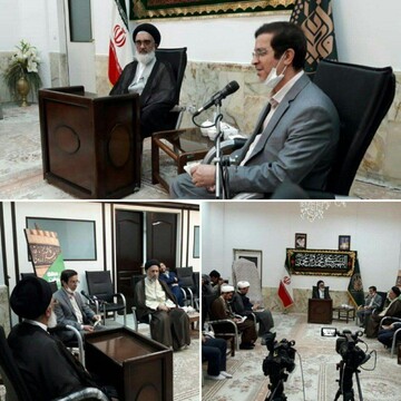 افتتاح ۱۱۰ پروژه هم‌زمان با دهه کرامت در قم/ کتاب «بابای زینب» رونمایی شد