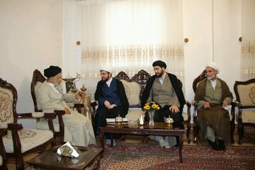 دیدار حوزویان خوی با پیشکسوتان و معمرین حوزه