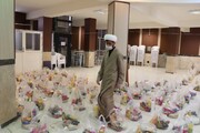 فیلم | توزیع ۱۰۰۰ بسته معیشتی توسط طلاب قرارگاه تبلیغی عمار فارس