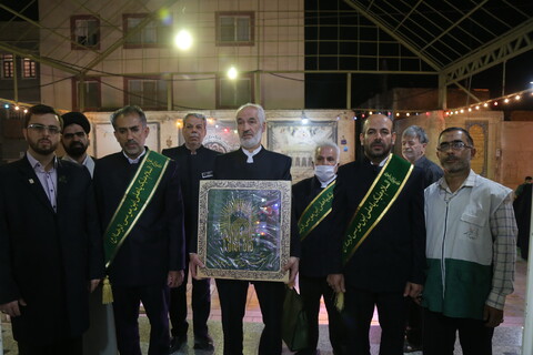 جشن دهه کرامت با حضور خادمان کریمه اهل بیت (ع) در مسجد فاطمیون محله باغ پنبه
