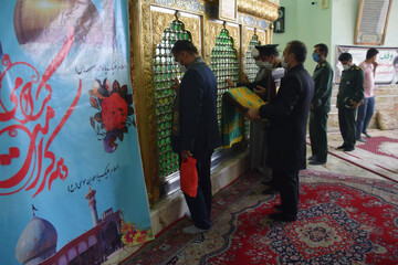 خادمان رضوی در شهرستان ابرکوه به روایت تصویر