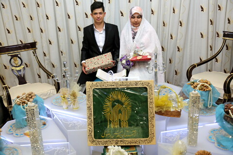 تصاویر/ عقد وعهد ازدواج تعدادی از زوج ها با حضور خادمان امام رضا(ع)در اتاق عقد مسجد جمکران