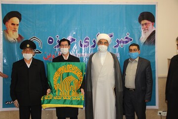 تصاویر/ بازدید خادمان حرم امام رضا(ع) از دفتر خبرگزاری حوزه در قزوین