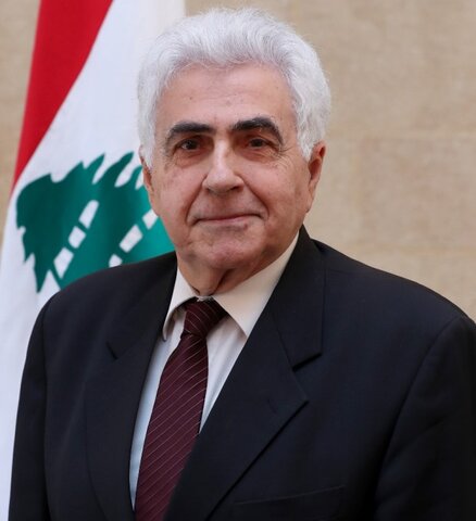 "ناصیف حتی" وزیر امور خارجه لبنان