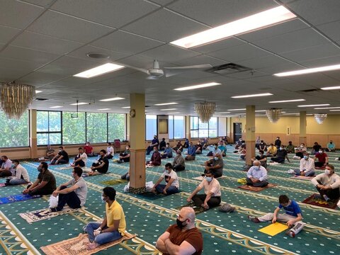 تصویری رپورٹ|کینیڈا میں چار مہینے بعد نماز جمعہ کا انعقاد
