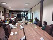 نشست شورای بسیج طلاب خوزستان مدیرکل دادگستری خوزستان برگزار شد