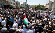 تصاویر/ تظاهرات گسترده مردم فلسطین در مخالفت با الحاق کرانه باختری