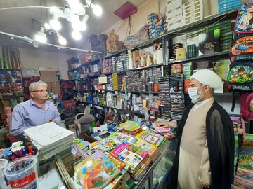 امام جمعه بوئین زهرا به میان اصناف شهر رفت+ عکس