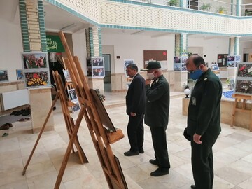 افتتاح نمایشگاه رستاخیز سردار سلیمانی در شبستر