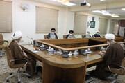 تصاویر/ دیدار هیأت رئیسه مجمع نمایندگان طلاب با اعضای شورای عالی حوزه