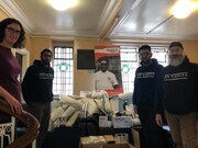 اعضای سازمان اسلامی شفیلد بریتانیا به نیازمندان کمک کردند
